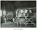 Pichhalle der Brauerei Sternburg, um 1907