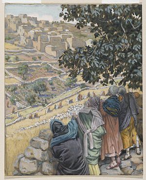 Brooklyn Museum - The Disciples Eat Wheat on the Sabbath (Les disciples mangent du blé au sabbat) - James Tissot - overall.jpg