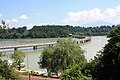 English: Bridge across the barrier lake of the river Drava Deutsch: Brücke über den Stausee der Drau