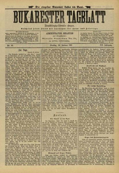 File:Bukarester Tagblatt 1891-02-24, nr. 042.pdf