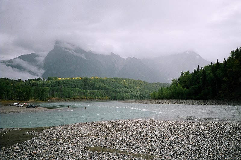 File:Bulkley River flowing into Skeena River near Hazelton, British Columbia.jpg