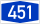 Bundesautobahn 451 number.svg