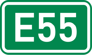 File:CZ traffic sign IS17 - E55.svg