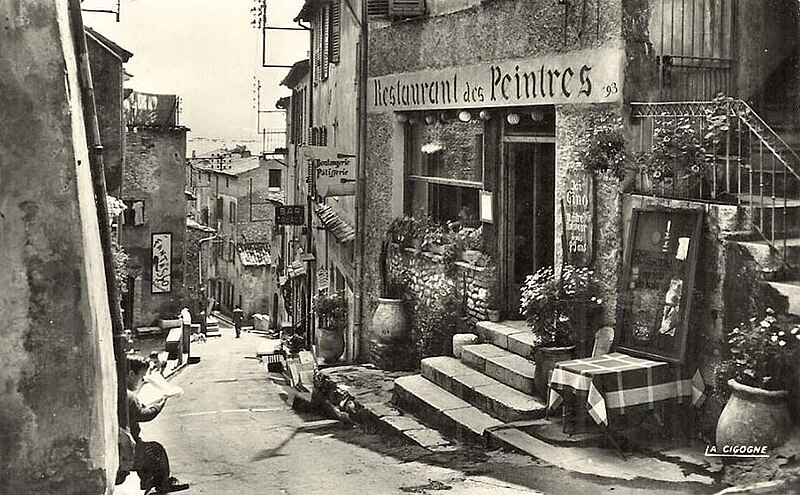 File:Cagnes-sur-Mer.Montée et restaurant des peintres.jpg