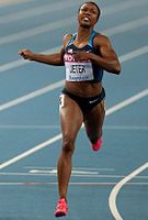 Carmelita Jeter – Weltmeisterin über 100 Meter und Vizeweltmeisterin über 200 Meter