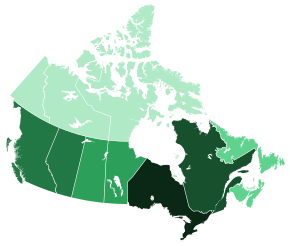 Map of the Canadian provinces and territories by GDP in millions of Canadian dollars in 2021.
.mw-parser-output figure[typeof="mw:File/Thumb"] .image-key>ol{margin-left:1.3em;margin-top:0}.mw-parser-output figure[typeof="mw:File/Thumb"] .image-key>ul{margin-top:0}.mw-parser-output figure[typeof="mw:File/Thumb"] .image-key li{page-break-inside:avoid;break-inside:avoid-column}@media(min-width:300px){.mw-parser-output figure[typeof="mw:File/Thumb"] .image-key,.mw-parser-output figure[typeof="mw:File/Thumb"] .image-key-wide{column-count:2}.mw-parser-output figure[typeof="mw:File/Thumb"] .image-key-narrow{column-count:1}}@media(min-width:450px){.mw-parser-output figure[typeof="mw:File/Thumb"] .image-key-wide{column-count:3}}
.mw-parser-output .plainlist ol,.mw-parser-output .plainlist ul{line-height:inherit;list-style:none;margin:0;padding:0}.mw-parser-output .plainlist ol li,.mw-parser-output .plainlist ul li{margin-bottom:0}
.mw-parser-output .legend{page-break-inside:avoid;break-inside:avoid-column}.mw-parser-output .legend-color{display:inline-block;min-width:1.25em;height:1.25em;line-height:1.25;margin:1px 0;text-align:center;border:1px solid black;background-color:transparent;color:black}.mw-parser-output .legend-text{}
> 900,000
> 500,000
> 300,000
> 70,000
> 30,000
< 10,000 Canadian provinces and territories by GDP (2021).svg