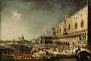 Canaletto, The Reception of the French Ambassador Jacques–Vincent Languet, Compte de Gergy at the Doge’s Palace, 4 November 1726.jpg