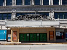 Capitol Theater marquee Capitol Theater marquee - Davenport, Iowa.JPG