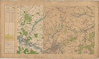 Français : Carte d'État-major de la France, Feuille Châteauroux N.E. 1/40 000 - Ref IGN: 4EM133NE. English: Old military map of France, Feuille Châteauroux N.E. 1/40 000.