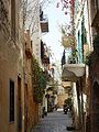 Calle de la ciudad de Chania, Creta