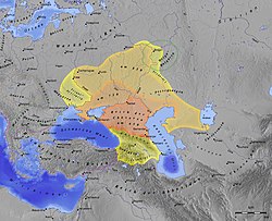 Царство на хазарите, разрастване през периода 650 – 850 г.