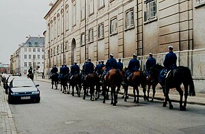 Christiansborg Palace (Copenhagen 2000) Horses.jpg