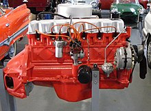 Prototype of the "Hemi" 245-cubic-inch engine Chrysler hemi 245.jpg