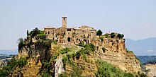 Veduta del borgo di Civita