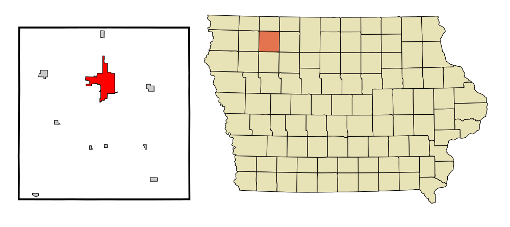 The population density of Spencer in Iowa is 28.7 square kilometers (11.08 square miles)