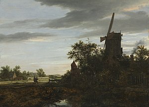 Landschaft mit Windmühle (Jacob van Ruisdael)