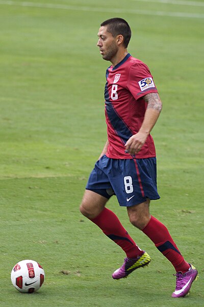 Clint Dempsey with the U.S. in 2011