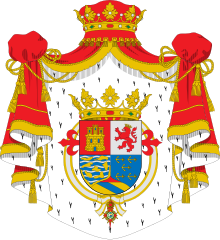 Coat of arms of Cristóbal Colón de Carvajal y Maroto.svg