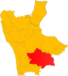 Comunità montana Silana – Mappa