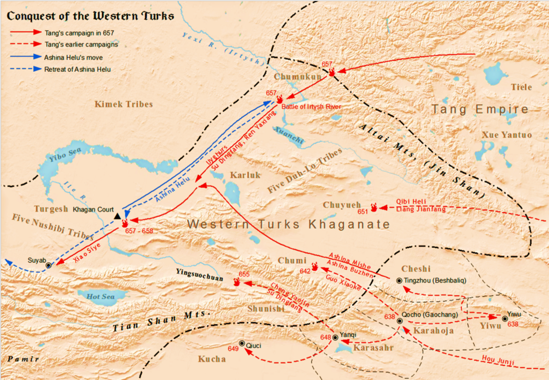 Tang'ın Batı Türklerine seferi