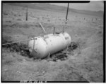 Avfallstank som användes för att förvara radioaktivt avfall.