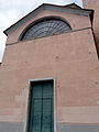 Facciata della chiesa di San Eugenio di Crevari, Genova, Liguria, Italia