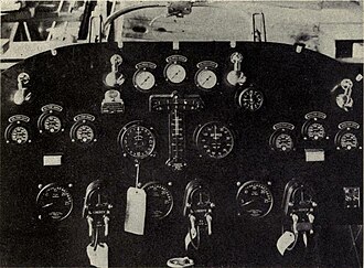 NC-3 instrument panel (center nacelle) Curtiss NC-3 Instrument Panel (center nacelle).jpg