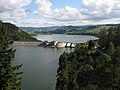 Dam on the Czorsztyn Lake