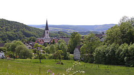 Vista do noroeste de Düdinghausen