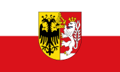 Old (left) and new (right) Görlitz flag