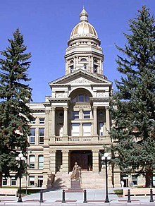 Wyoming State Capitol and Grounds DSCN5263 cheyennewyomingcapitolfront e.jpg