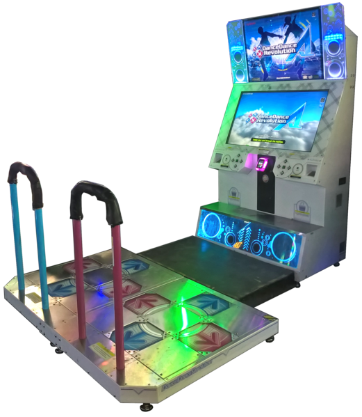 File:DanceDanceRevolution White Machine with DDR A installed.png