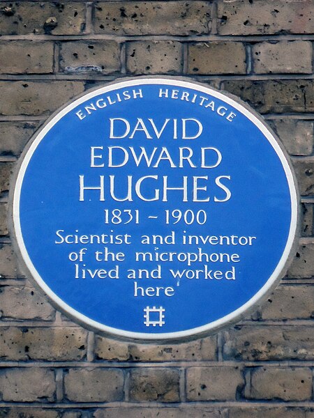 File:David Edward Hughes 1831-1900 scientist and inventor of the microphone lived and worked here.jpg