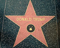 Donald Trump star Hollywood Walk of Fame.JPG