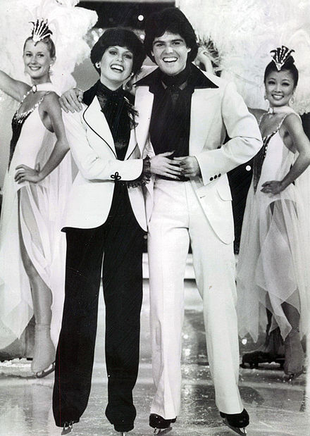 Osmond with Marie Osmond in 1977