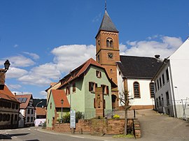 The church in Dossenheim-sur-Zinsel