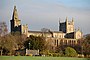 Dunfermline Abbey from Pittencrieff Park