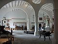 Barn in the upper level of the main building