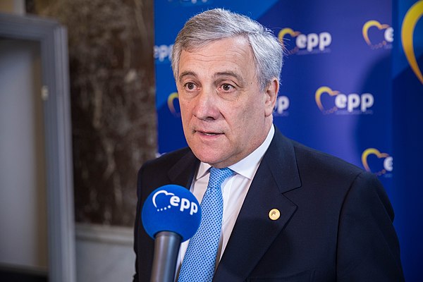 President Tajani in March 2017