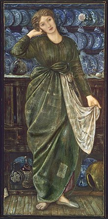 Cinderella by Edward Burne-Jones, 1863, Museum of Fine Arts, Boston Edward Burne-Jones Cinderella.jpg