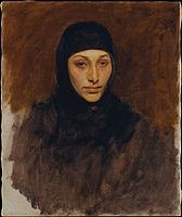 Egyptian Woman, 1890—91, óleo sobre lienzo, 64.8 x 53.3 cm, Metropolitan Museum of Art, Nueva York.
