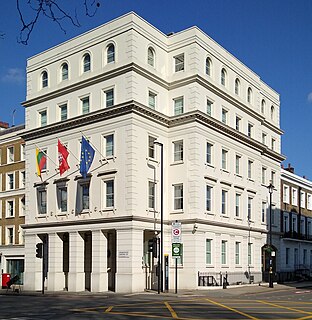 Embassy of Lithuania, London Diplomatic mission of Lithuania to United Kingdom
