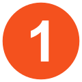 Eo circle deep-orange number-1.svg