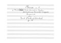 Messe in D op. 16 zu Ehren des heiligen Bruders Konrad von Parzham für dreistimmigen Männerchor a cappella 1. Kyrie [D-Dur] 2. Gloria [G-Dur] 3. Credo [G-Dur] 4. Sanctus [G-Dur] 5. Benedictus [G-Dur] 6. Agnus Dei [D-Dur]