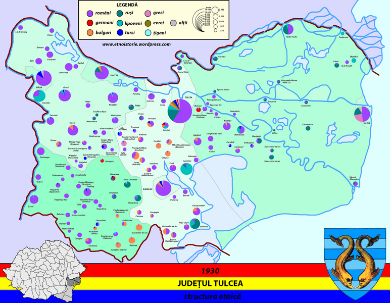 File:Ethnic map of Tulcea County 1930.png