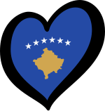 Flagge Kosovo