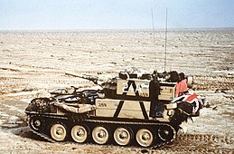 A British Army FV101 Scorpion, similar in specification to those operated by New Zealand FV101 Scorpion Iraq 1991.jpg