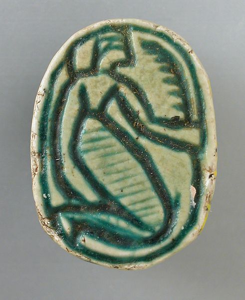 File:Faience Scarab Depicting a Human Figure LACMA 50.4.7.15 (1 of 2).jpg