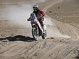 Motocicletta fuoristrada Yamaha WR450F al Rally Dakar 2011