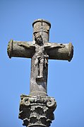 Croix de village à Faverney (Haute-Saône).
